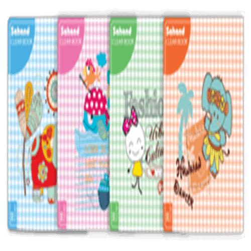 آلبوم فایل یکروشفاف 52 برگ با جای کارت سهند