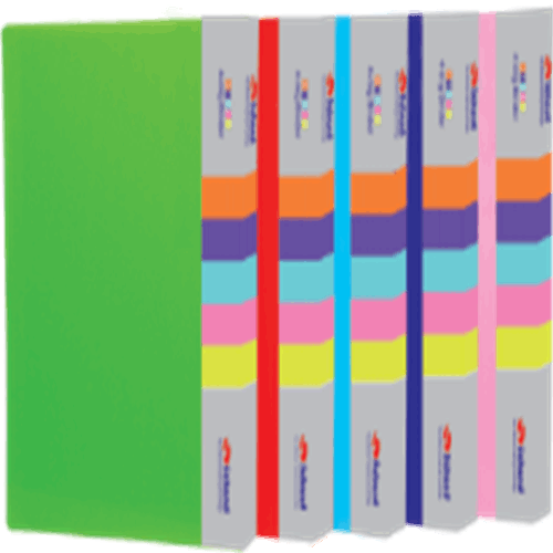 کلاسور 3.5 سانت 4 حلقه رنگین کمان سهند