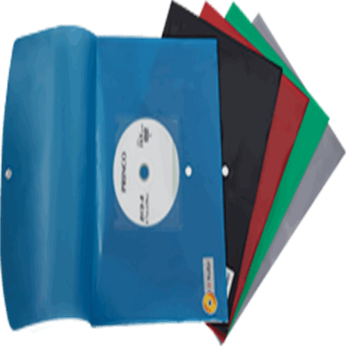 پاکت دکمه دار سمیناری با جای CD سهند